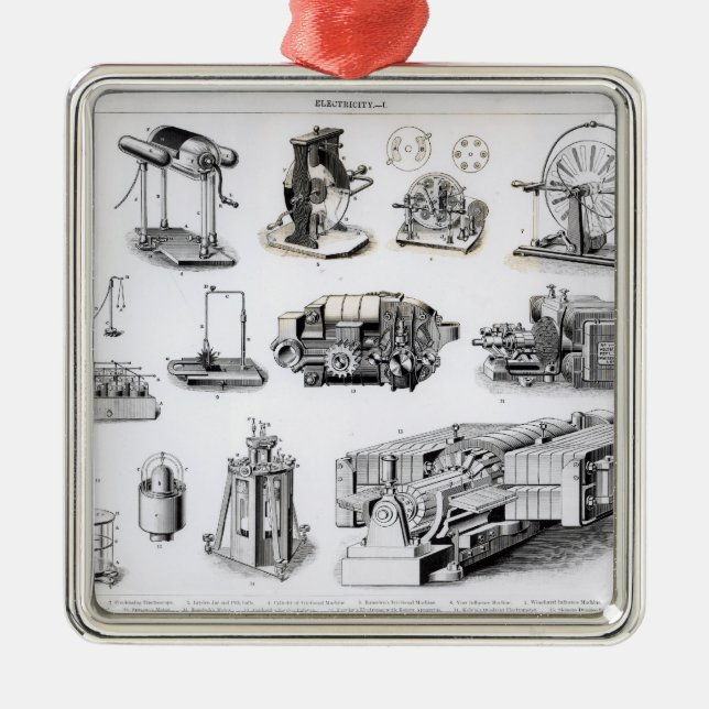 Instrumenterar till upptäckten och använda av julgransprydnad metall (Framsidan)