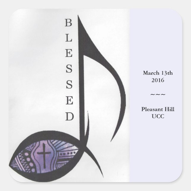 Instrumentets bläddringssymbol fyrkantigt klistermärke (Framsida)