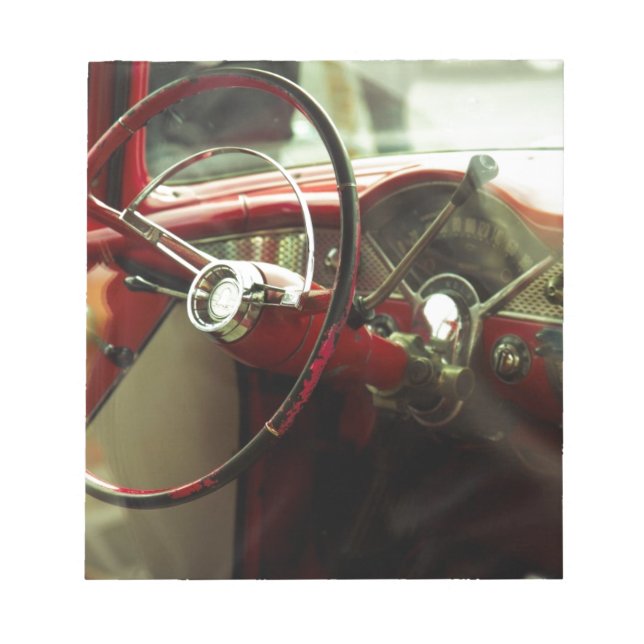 Instrumentpanel för vintage anteckningsblock (Framsida)