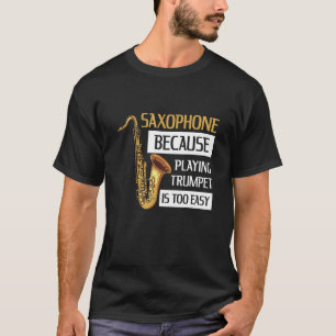 Instrumentsaxofoncitat för en saxofonspelare t shirt