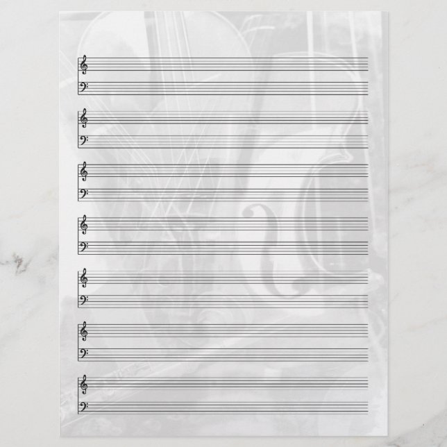 Instrumenttrott Papper personal i Silver Reklamblad (Framsidan)