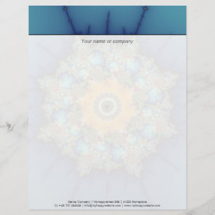 Insular - Mandelbrot Art Brevhuvud