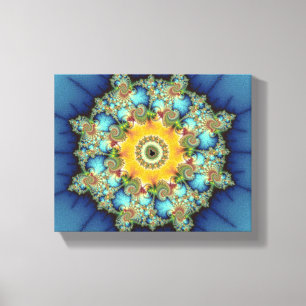 Insular - Mandelbrot Art Canvastryck