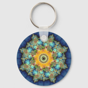Insular - Mandelbrot Art Nyckelring