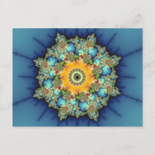 Insular - Mandelbrot Art Vykort