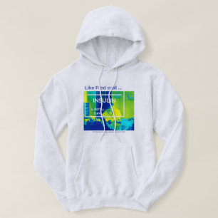 Insulin är inte en bot - thermal hoodie