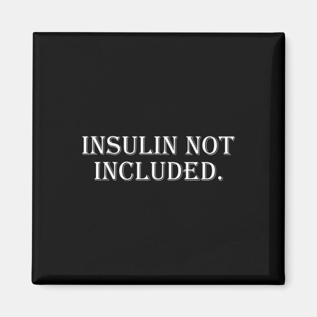 Insulin av typ 1- diabetes ej inkluderat magnet (Framsidan)
