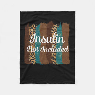 Insulin ej inkluderat diabetesankreas Diabetes Aw Fleecefilt