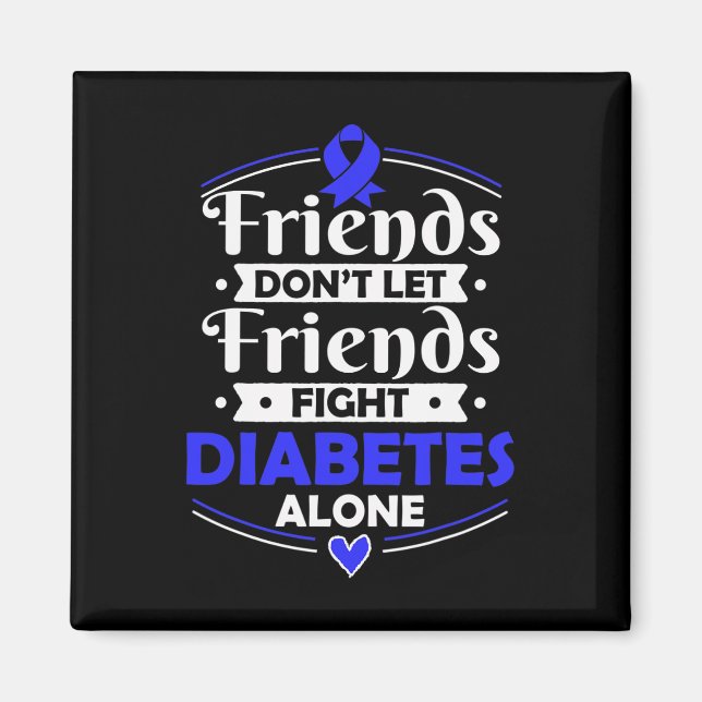 Insulinberoende diabetes Survivor - T1D Awarenes Magnet (Framsidan)