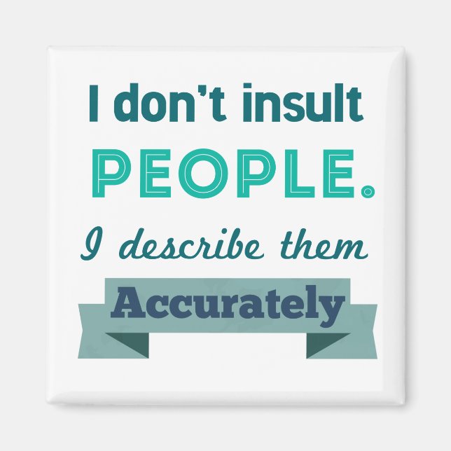 Insult People Magnet (Framsidan)