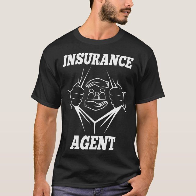 Insurance Agent Medicare Insurance T Shirt (Framsida)