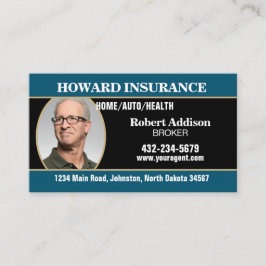 Insurance Agent or Any Company Visitkort
