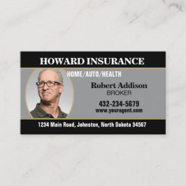 Insurance Agent or Any Company Visitkort