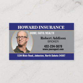 Insurance Agent or Any Company Visitkort