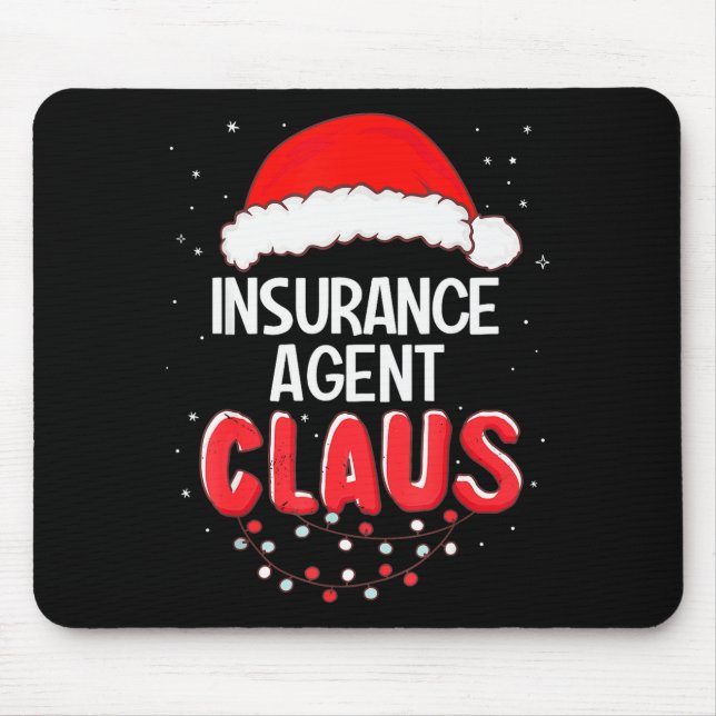 Insurance Agent Santa Claus Christmas Matching Cos Musmatta (Framsidan)