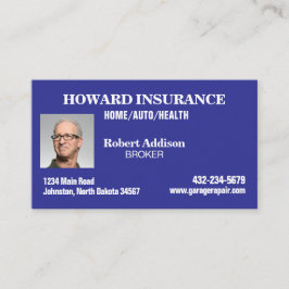 Insurance Agent Visitkort