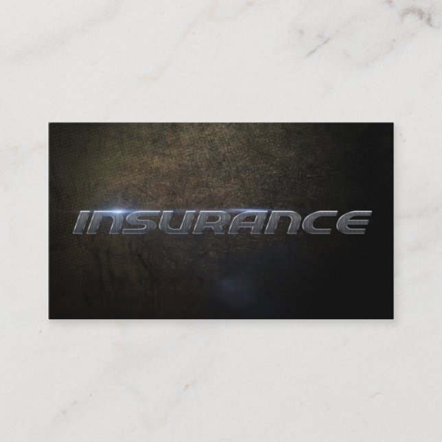 Insurance business card visitkort (Framsida)