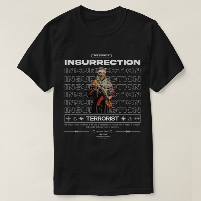 INSURKTION (2) T SHIRT (Design framsida)