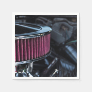 Intag av Chrome Luft Pappersservett