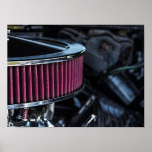 Intag av Chrome Luft Poster