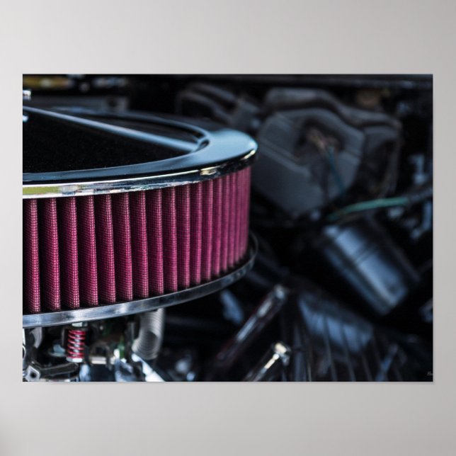 Intag av Chrome Luft Poster (Framsidan)