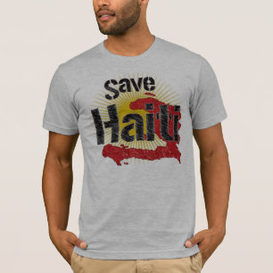 Intäkter går till RÖDA KORET - spara Haiti - Tee Shirt