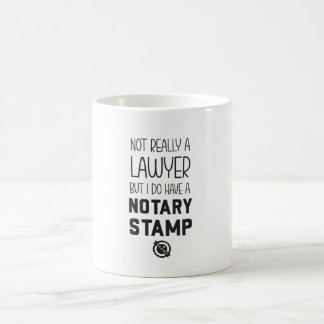 Inte advokat Notarius Publicus Mugg Rolig