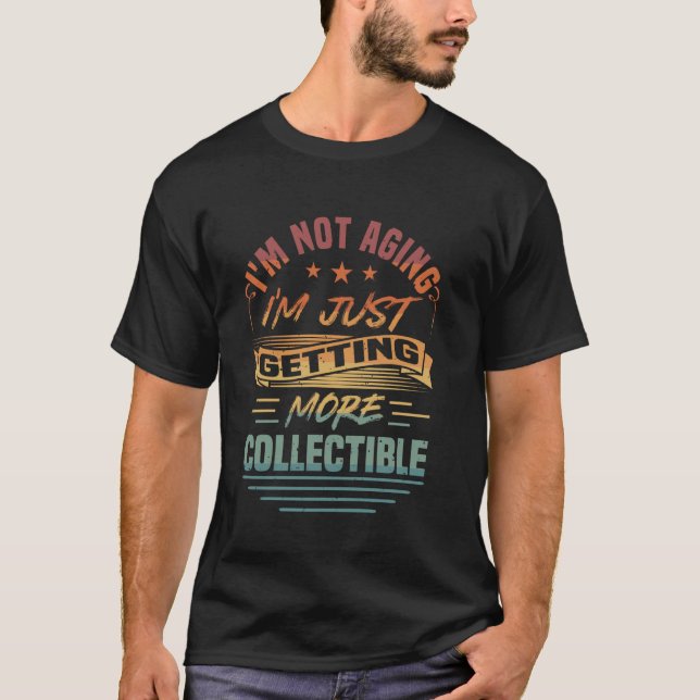 Inte åldrande men samlarobjekt Gamla människor Rol T Shirt (Framsida)