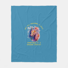 Inte all skatt är Guld Dragon Cuddles Blanket Fleecefilt