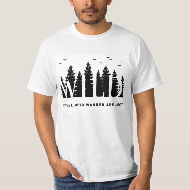 Inte alla  är Borttappadens camping T Shirt (Framsida)