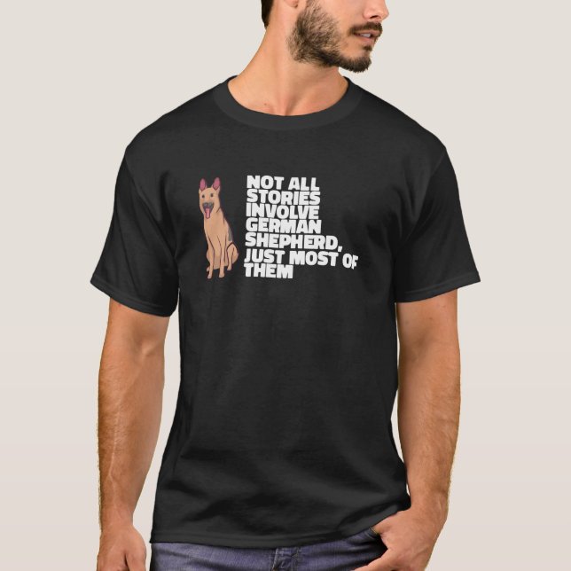 Inte alla artiklar i tyska shepherd t shirt (Framsida)