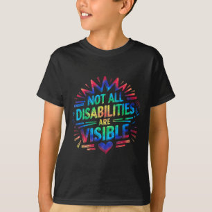 Inte Alla Funktionshinder Är Synliga Cool Osynligt T Shirt
