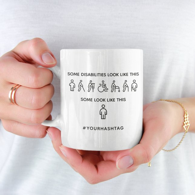 Inte alla funktionshinder är synliga kaffemugg (Skapare uppladdad)
