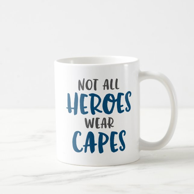Inte alla hjältebäraCapes. Kaffemugg (Höger)