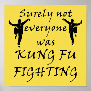 Inte alla kämpade mot Kung fu Poster
