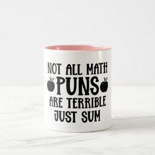 Inte Alla Matematikskämt Rollig Matematik Två-Tonad Mugg