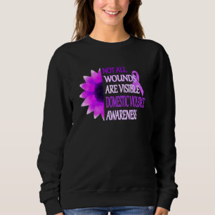 Inte Alla Sår Är Synliga Våld i Hemnäthetsmedvetan T Shirt