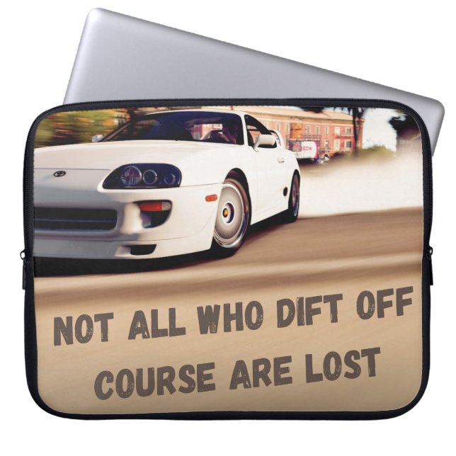 Inte alla som avgår är borttappad laptop fodral (Framsidan)