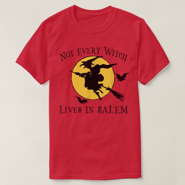 INTE ALLA SOM BEVITTAR LIV I SALEM FUNNY Halloween T Shirt (Design framsida)