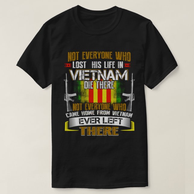Inte alla som Borttappad sitt liv i Vietnam dog T Shirt (Design framsida)