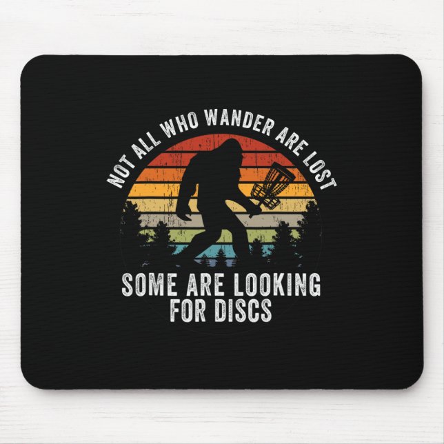 Inte alla som vandrar är förlorade Disc Golf Bigfo Musmatta (Framsidan)