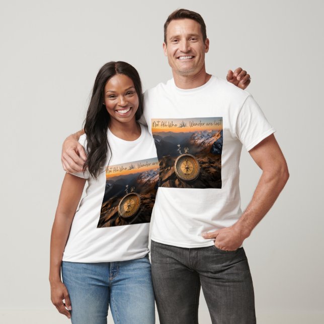Inte alla som vandrar är vilse T-Shirt (Unisex)