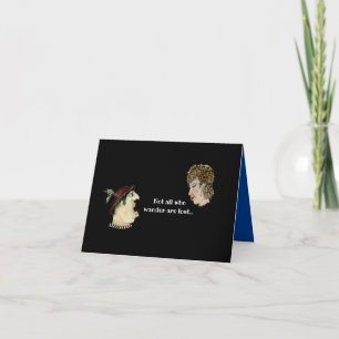 Inte alla som vill är Borttappad Kort