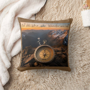 Inte alla som vill är Borttappad Pillow Kudde