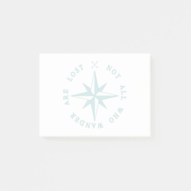 Inte alla som vill är Borttappad Post-it Block (Framsida)