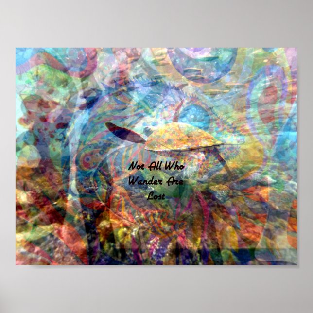 Inte alla som vill ha Borttappad är en inspiration Poster (Framsidan)