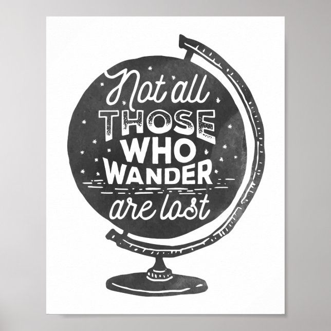 Inte alla som vill ha Borttappad | Resor Poster (Framsidan)