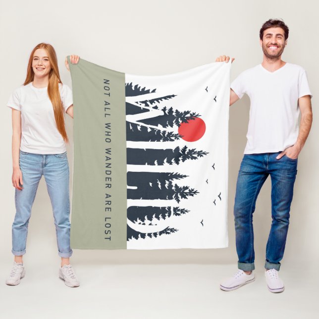 Inte alla som vill ha modern kolblock i naturen fleecefilt (På plats)