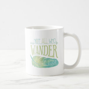 Inte alla som Wander är borttappad Kaffemugg