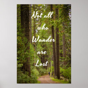 Inte alla som Wander är Borttappad Poster